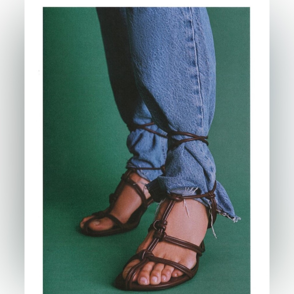 Zara Knotted Strap Heel